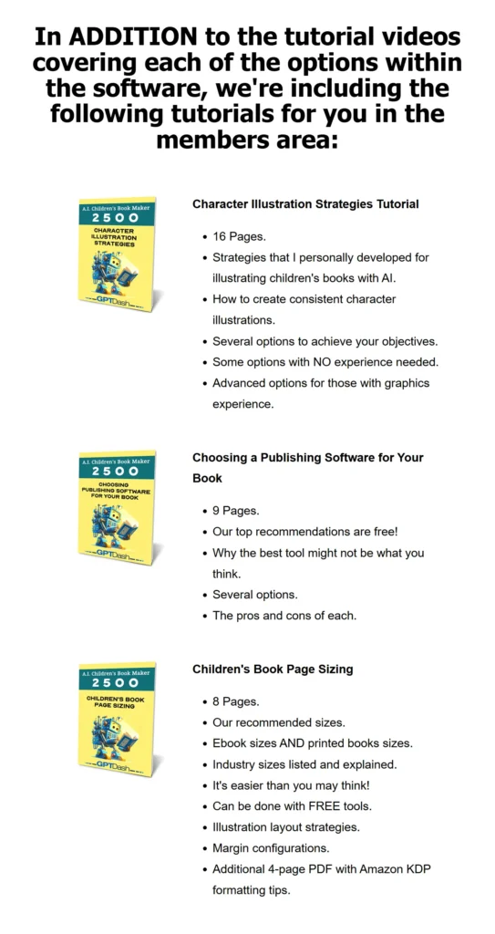 Features of AI Childrens Book Maker