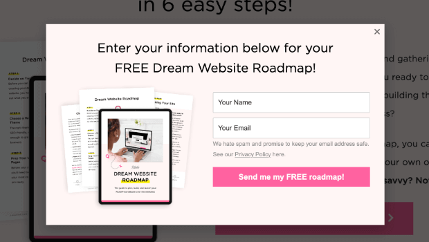 email opt-in form