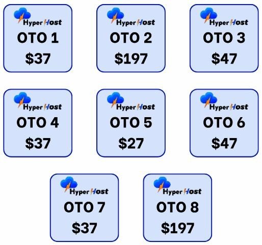 HyperHost OTO’S And Pricing