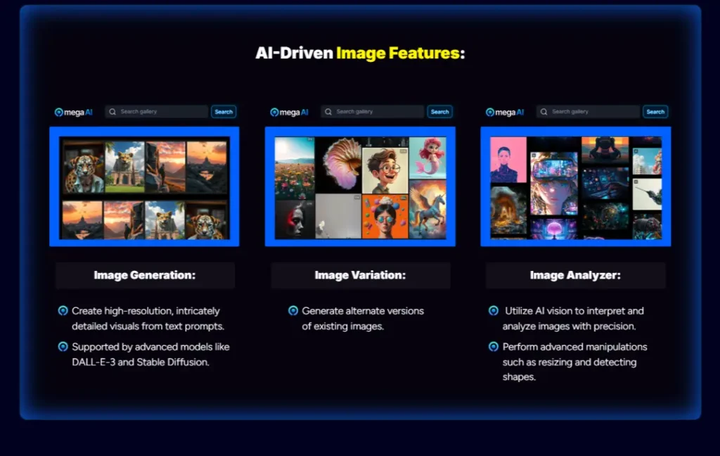 image feature with omega ai