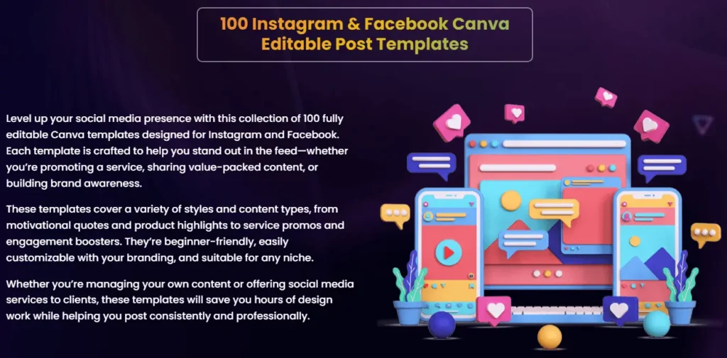 free Insta template with Video Script Pro GPT