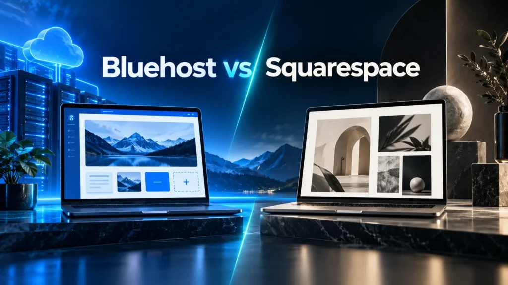 Bluehost vs Squarespace