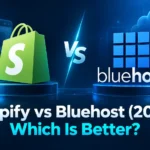 Shopify vs Bluehost 2026 comparison