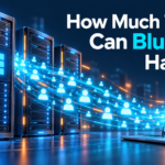 How much traffic can Bluehost handle with server towers and visitor streams