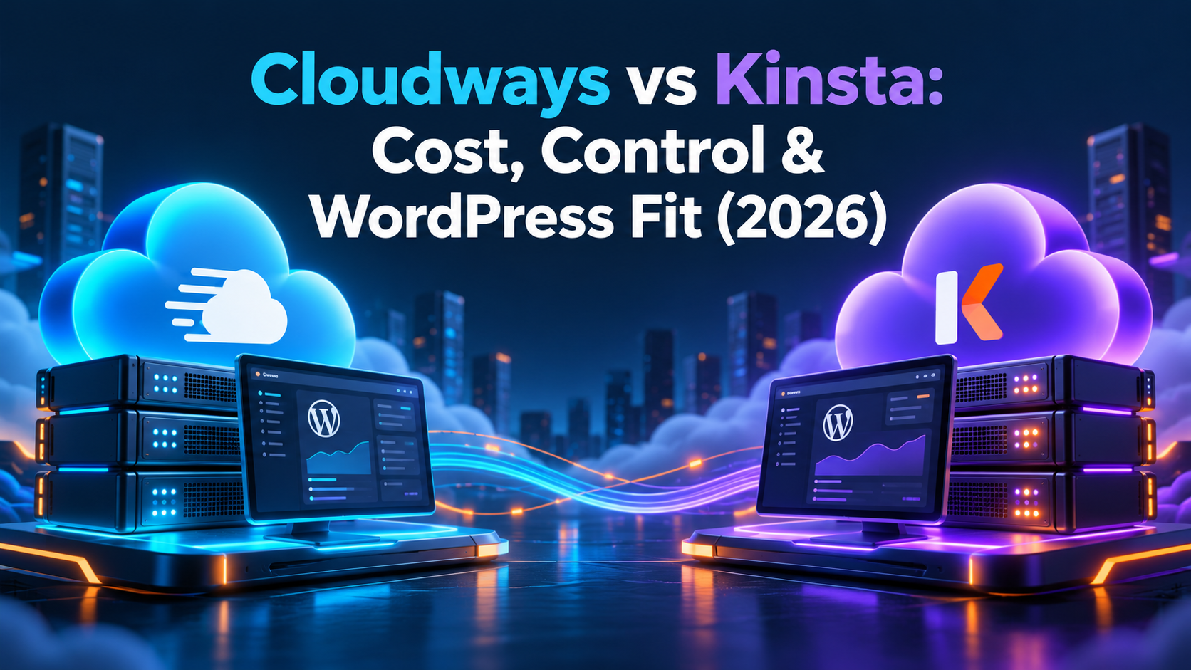 Cloudways vs Kinsta: Cost, Control and WordPress Fit in 2026