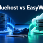 Bluehost vs EasyWP hosting comparison with server and cloud platforms