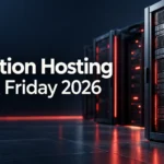 InMotion Hosting Black Friday 2026 editorial cover with server racks