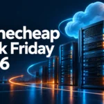 Namecheap Black Friday deal 2026 hosting guide with server and cloud illustration